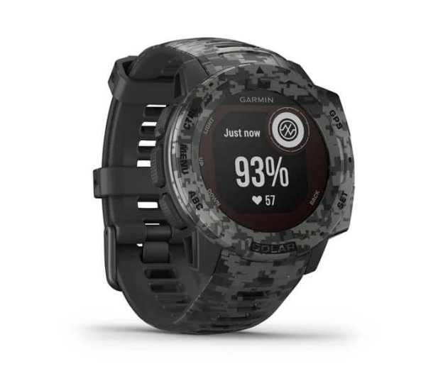 Garmin Instinct Solar Camo Edition grafitowy moro - 578832 - zdjęcie 4